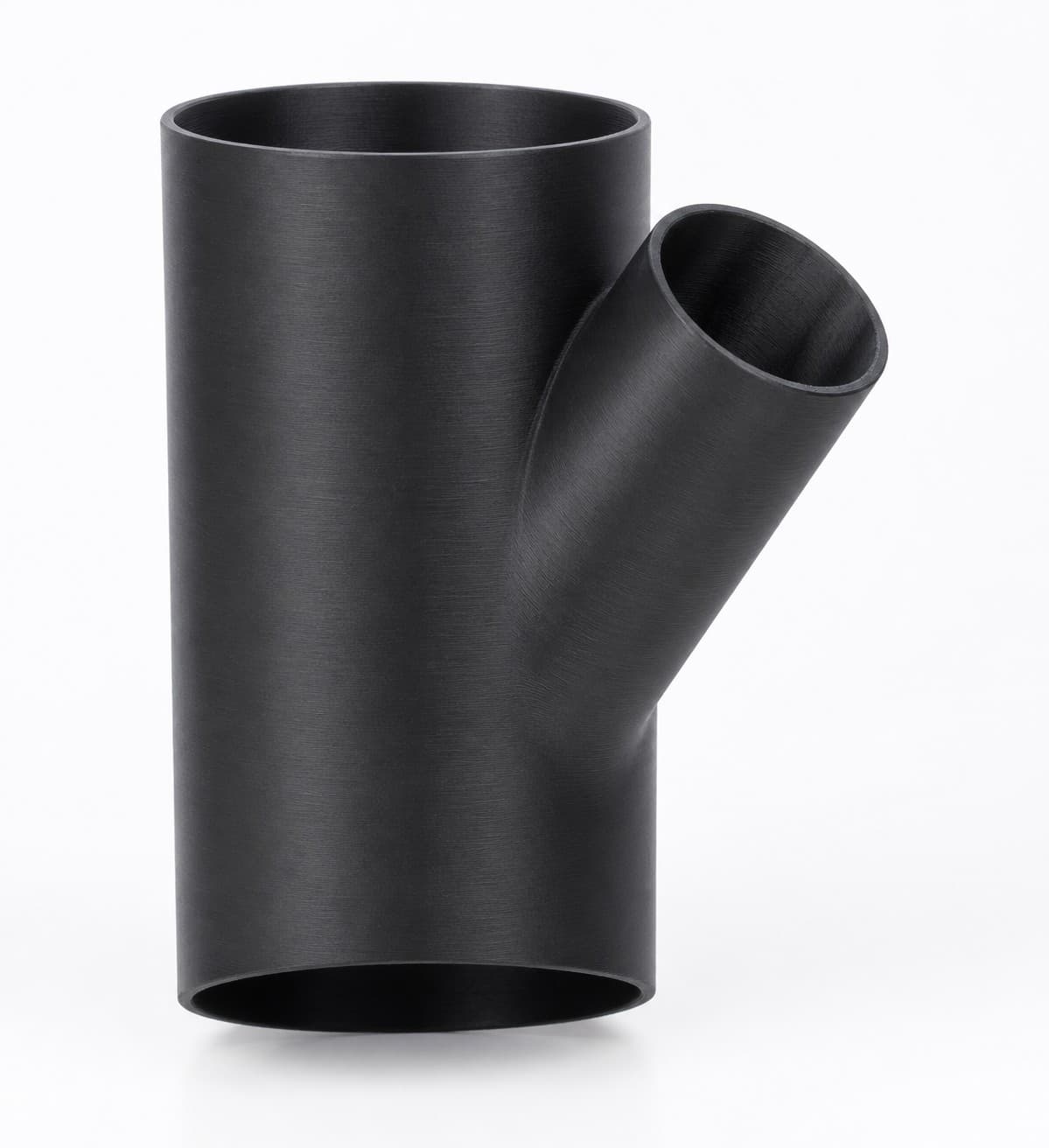 5 inch to 2-1/2 inch Wye Splitter - 3D Printed Dust Collection Fitting, product photo