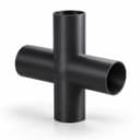 1-1/4 inch Cross Fitting - 3D Printed Dust Collection Fitting, product photo