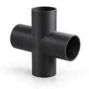 2 inch Cross Fitting - 3D Printed Dust Collection Fitting, product photo