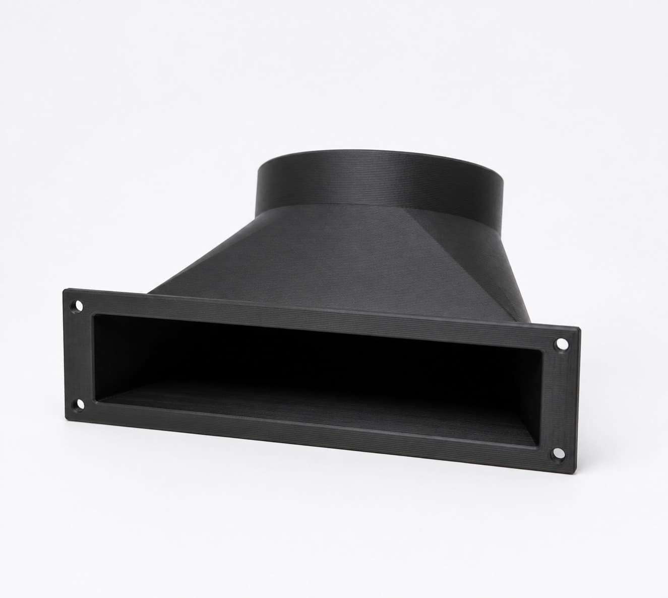 Baseboard Floor Sweep with 5 inch Duct Connection, product photo