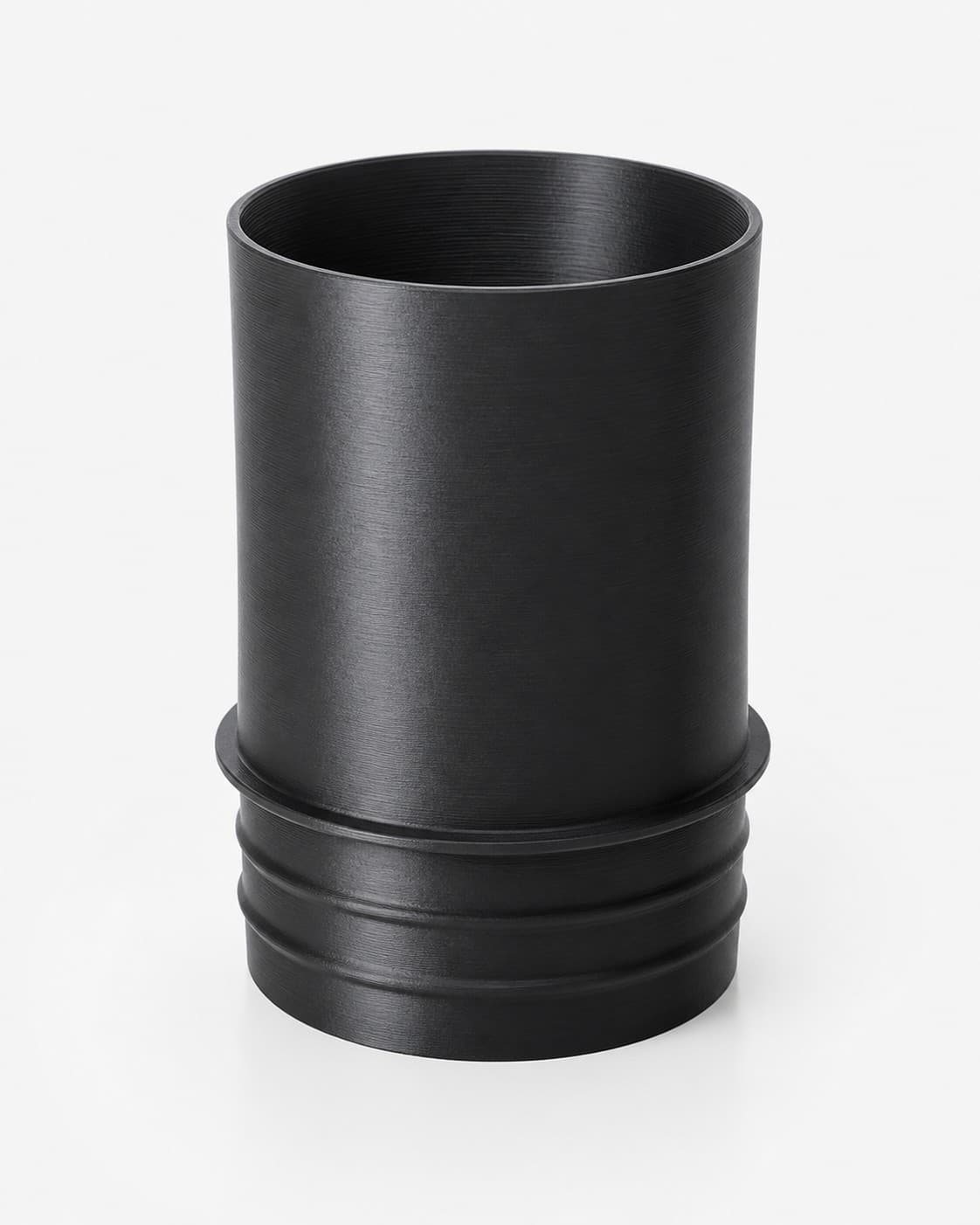 2-1/2 inch Corrugated Hose to 2-1/2 inch Smooth Duct Adapter, product photo