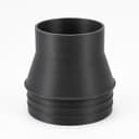 4 inch Corrugated Hose to 3 inch Smooth Duct Adapter, product photo