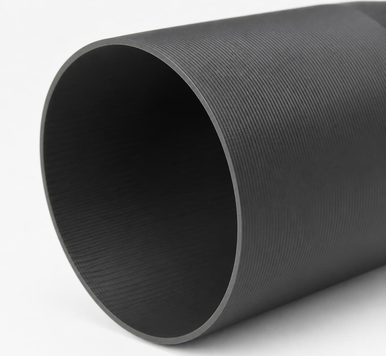 4 inch Corrugated Hose to 5 inch Smooth Duct Adapter, close view of the printed surface