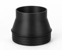 5 inch Corrugated Hose to 4 inch Smooth Duct Adapter, product photo