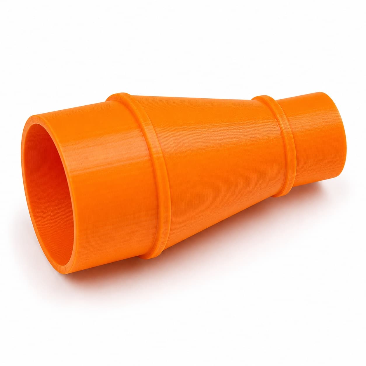 A 3D printed dust adapter that fits the Bosch ROS20VSK