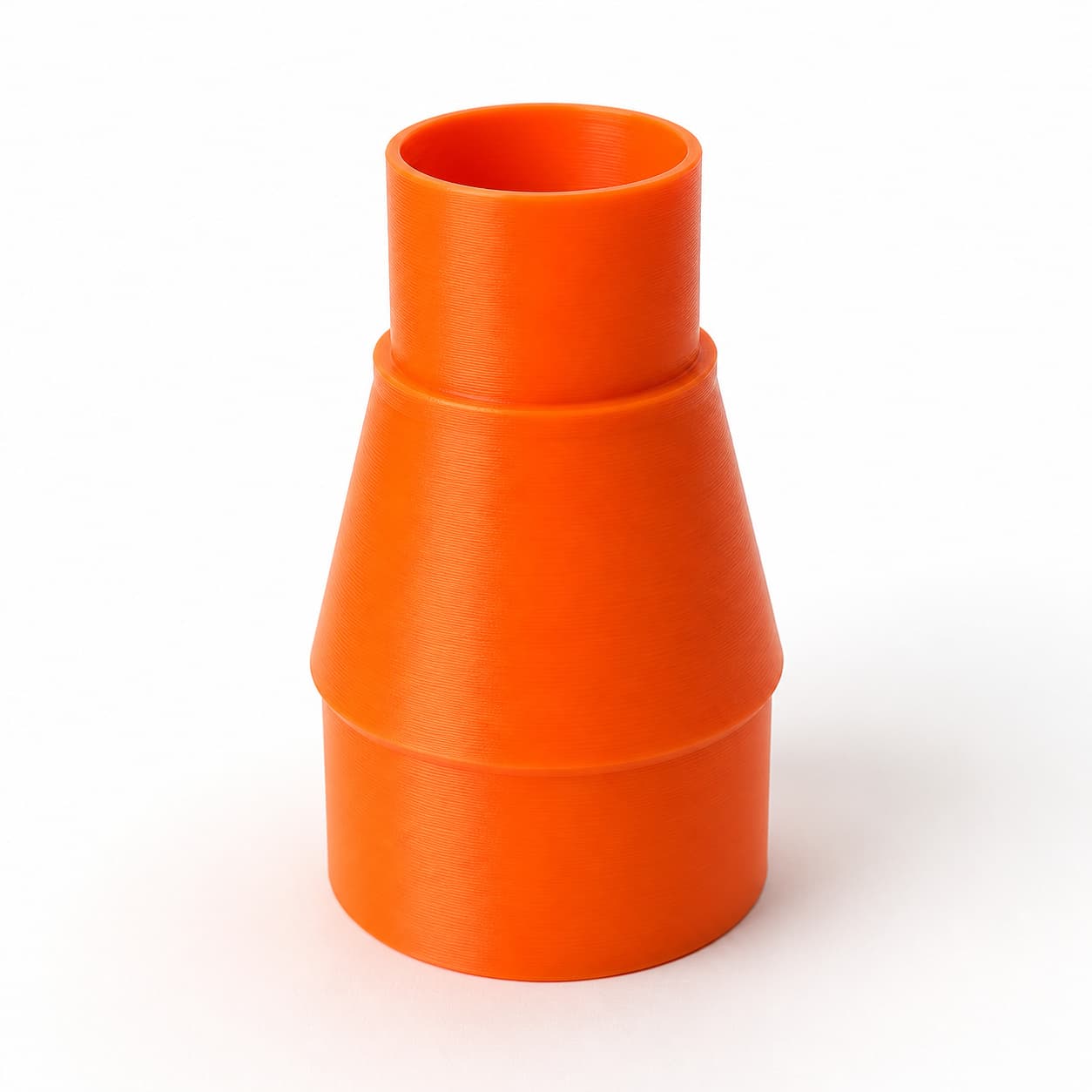 A 3D printed dust adapter that fits the Ridgid R8606B