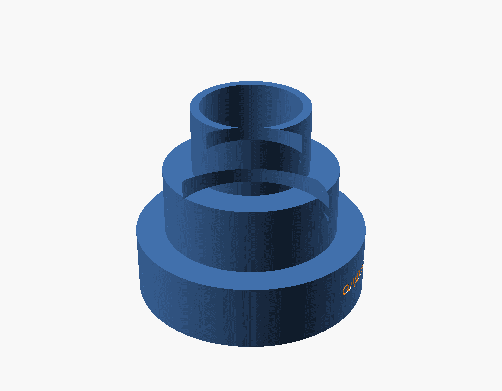 GulpDust universal step adapter, a three-step PETG cone that fits 2-1/2, 1-7/8, and 1-1/4 inch hoses