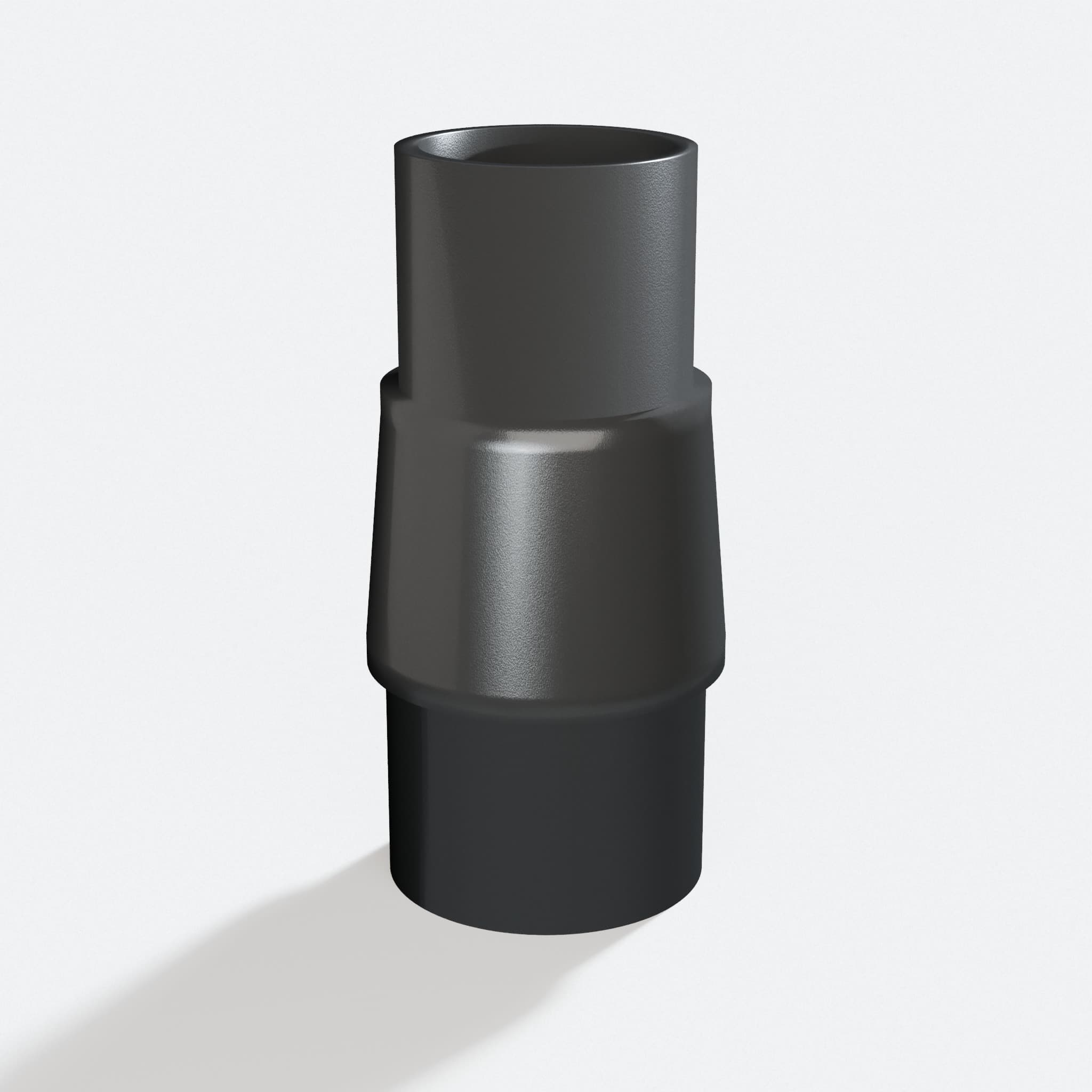 Adapter sized 31.75 mm to 36 mm for K5, rotated angle showing both stubs