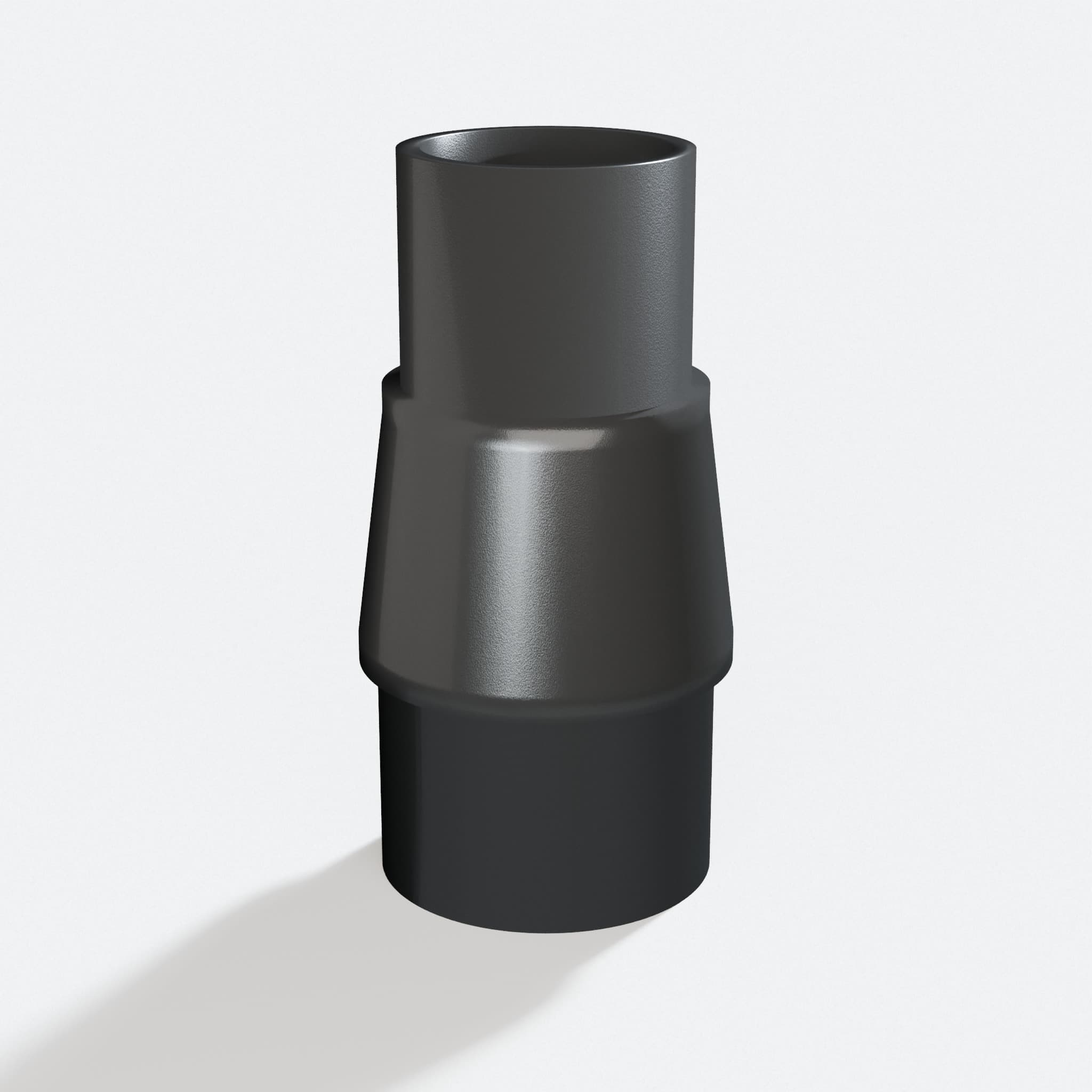 Adapter sized 31.75 mm to 38.1 mm for K5, rotated angle showing both stubs