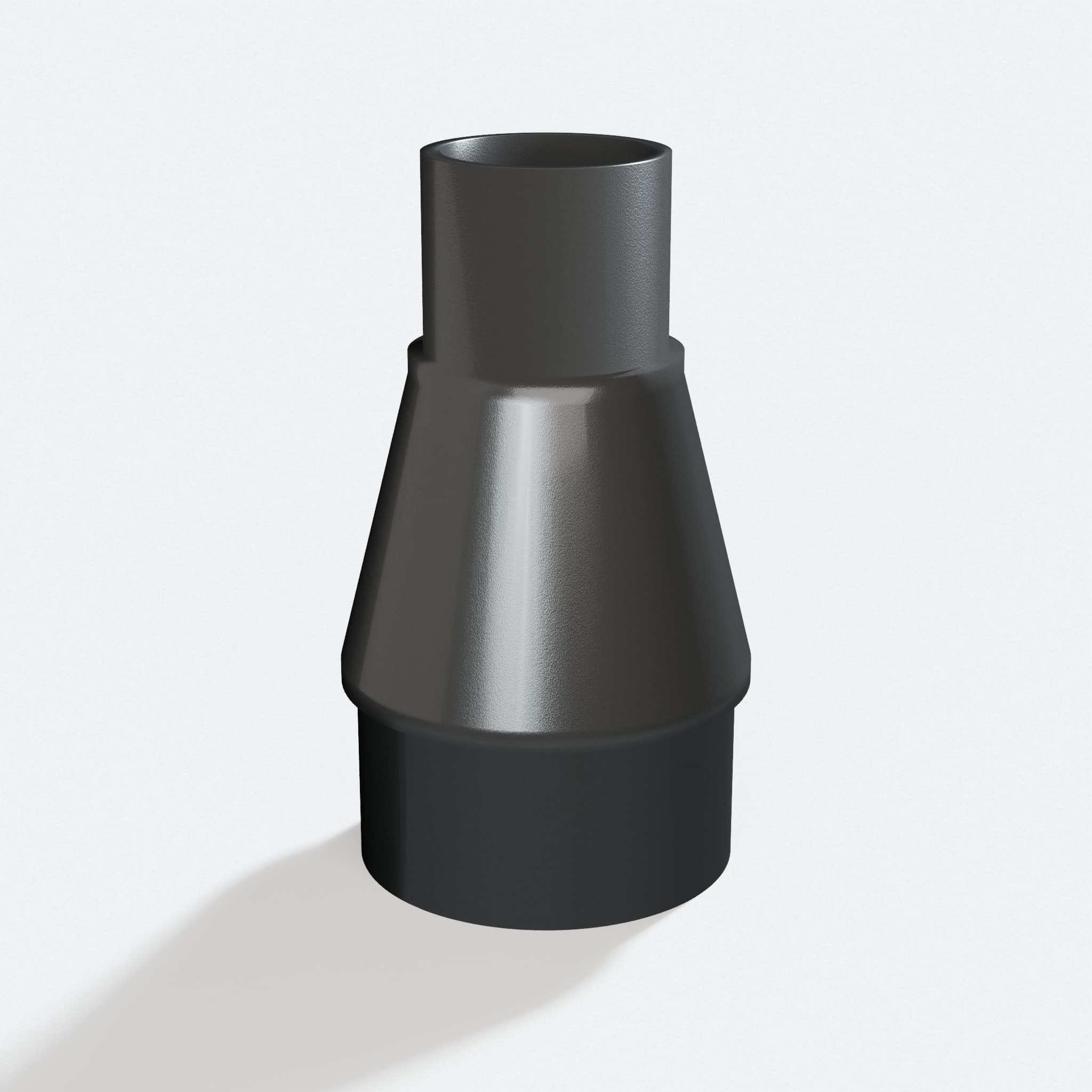 Adapter sized 31.75 mm to 50.8 mm for K5, rotated angle showing both stubs