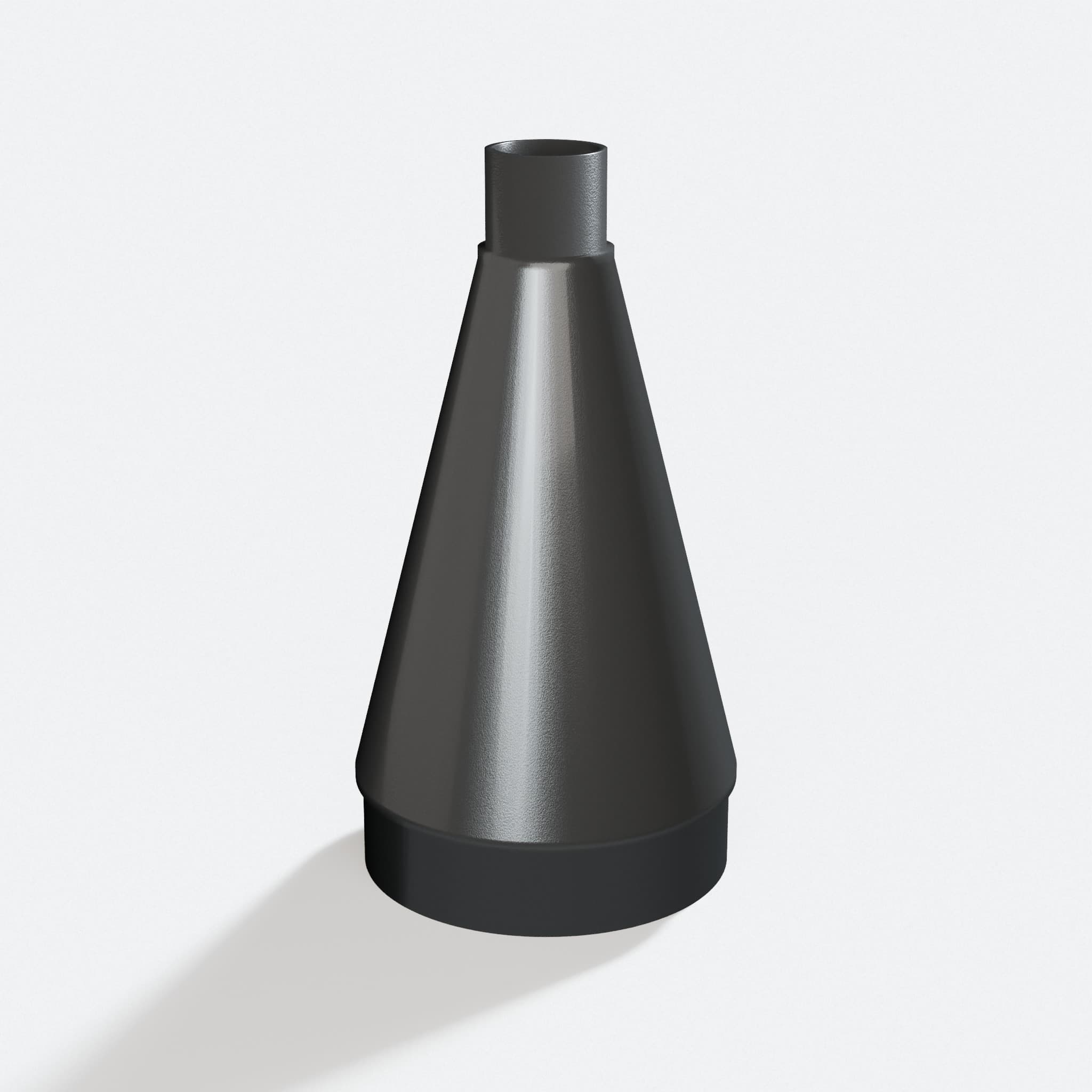 Adapter sized 31.75 mm to 101.6 mm for K5, rotated angle showing both stubs