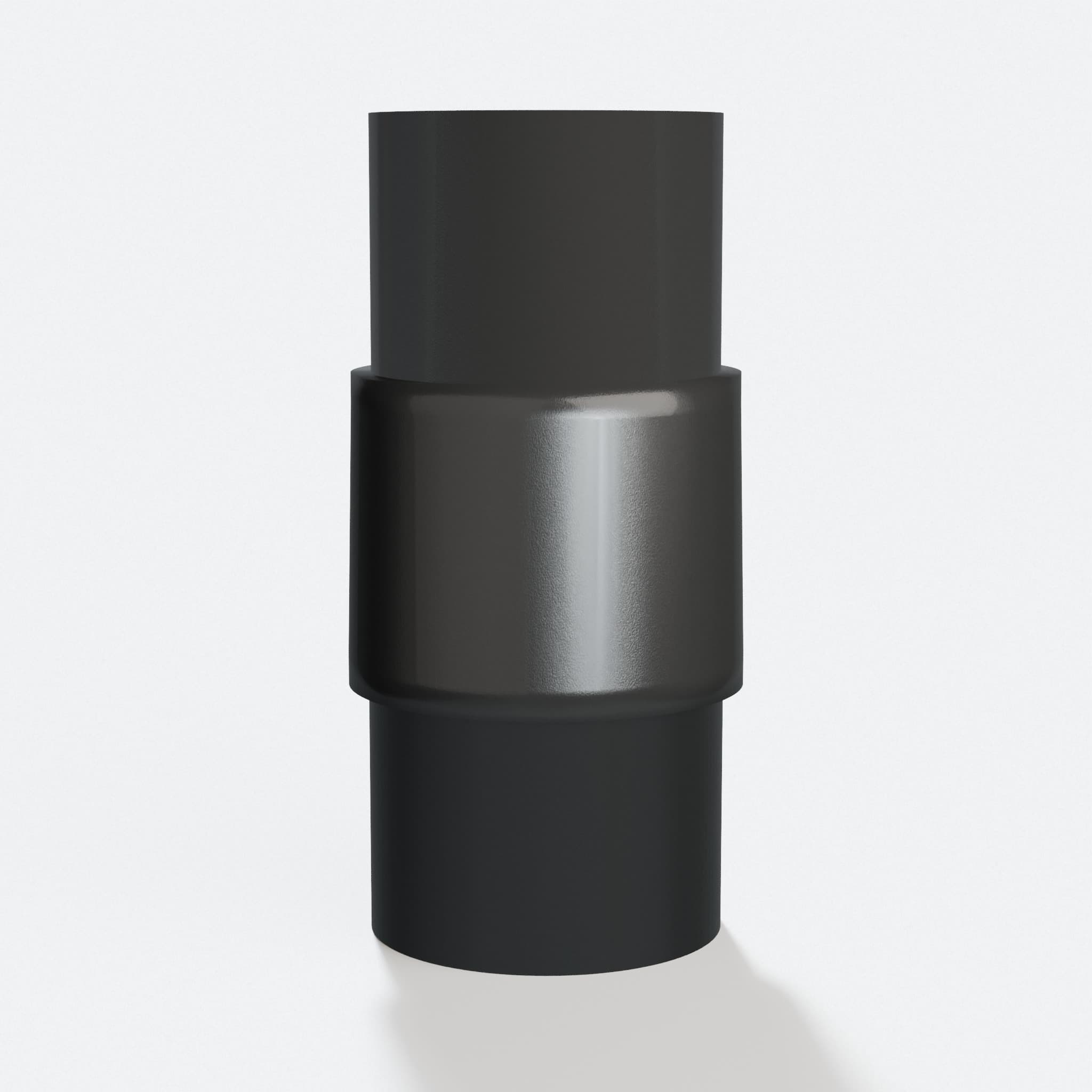 PETG adapter from 35 mm Einhell port to Festool CT 48 36 mm, three quarter view