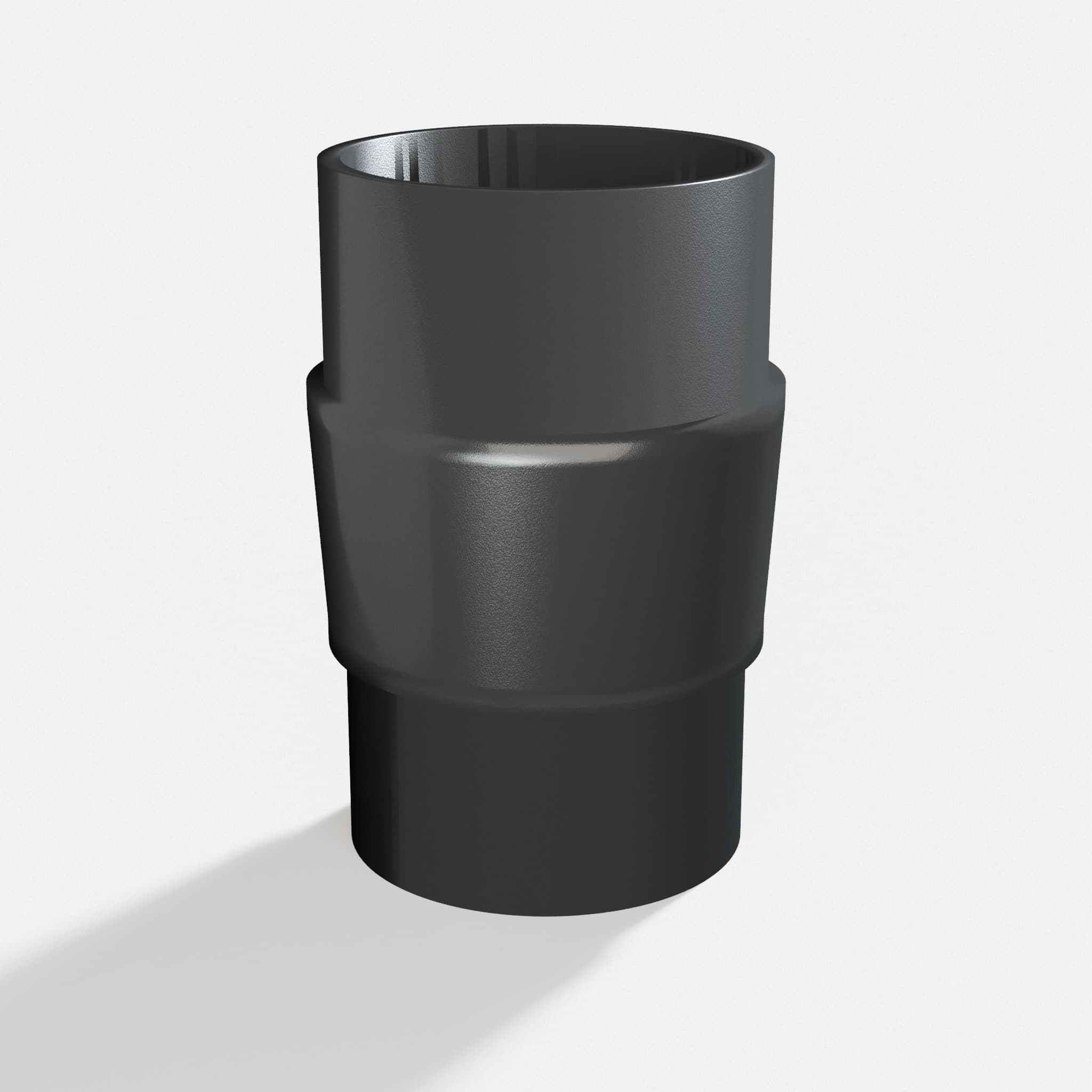 Adapter sized 50.8 mm to 47.6 mm for 58862, rotated angle showing both stubs