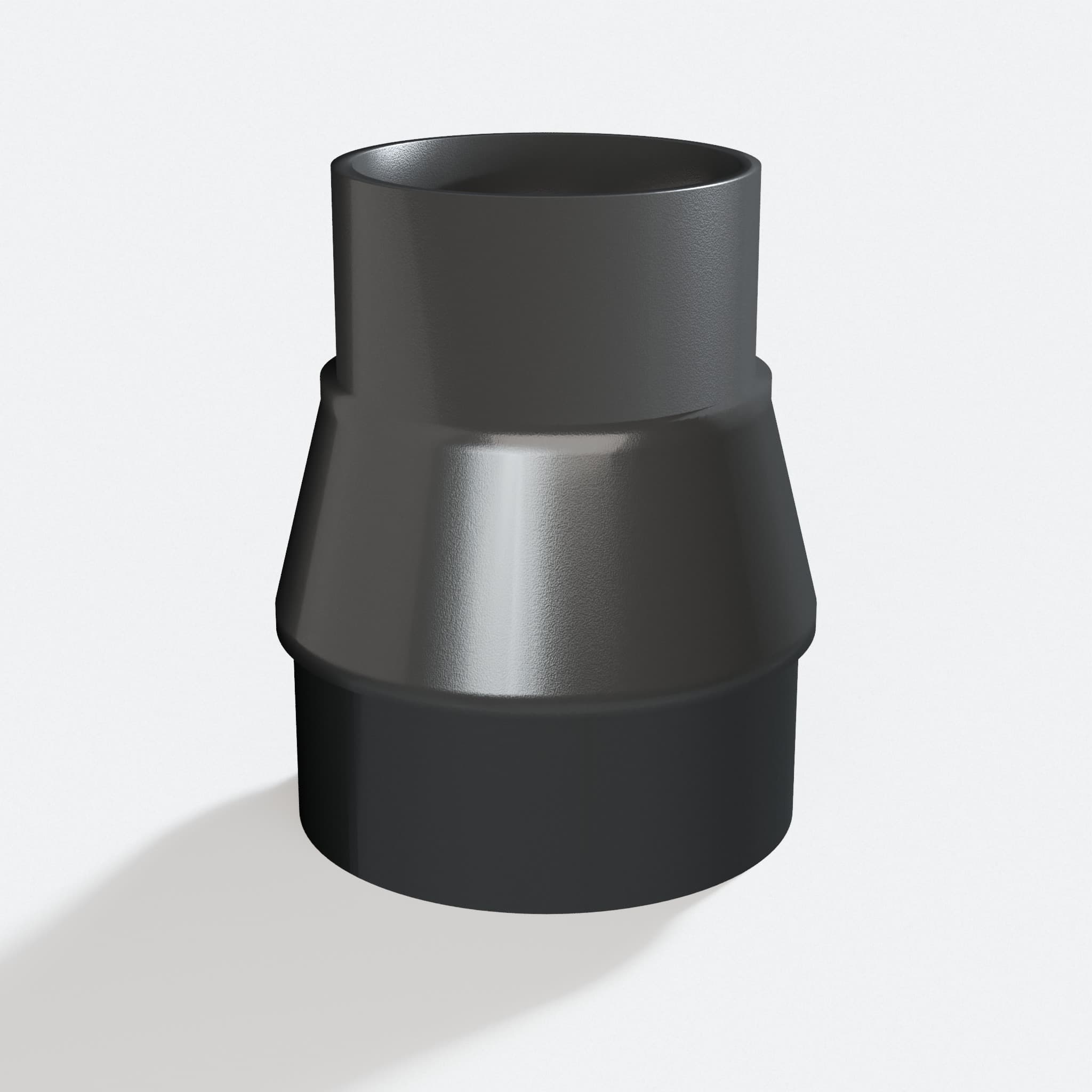 Adapter sized 50.8 mm to 63.5 mm for 58862, rotated angle showing both stubs