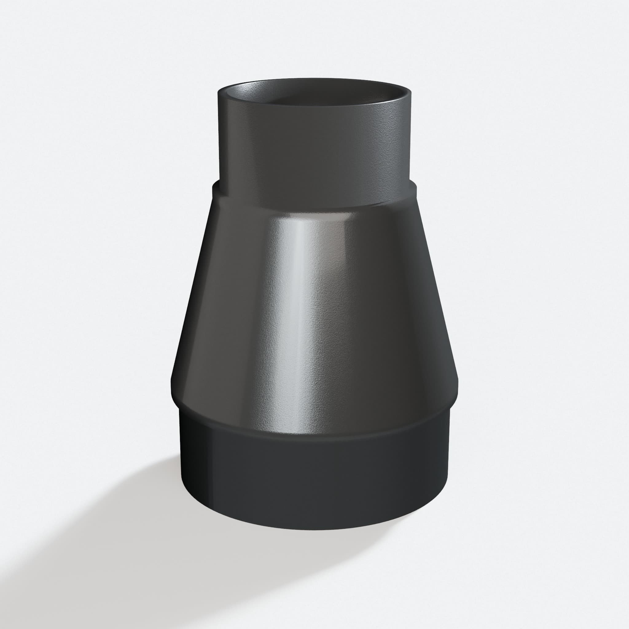 Adapter sized 50.8 mm to 76.2 mm for 58862, rotated angle showing both stubs